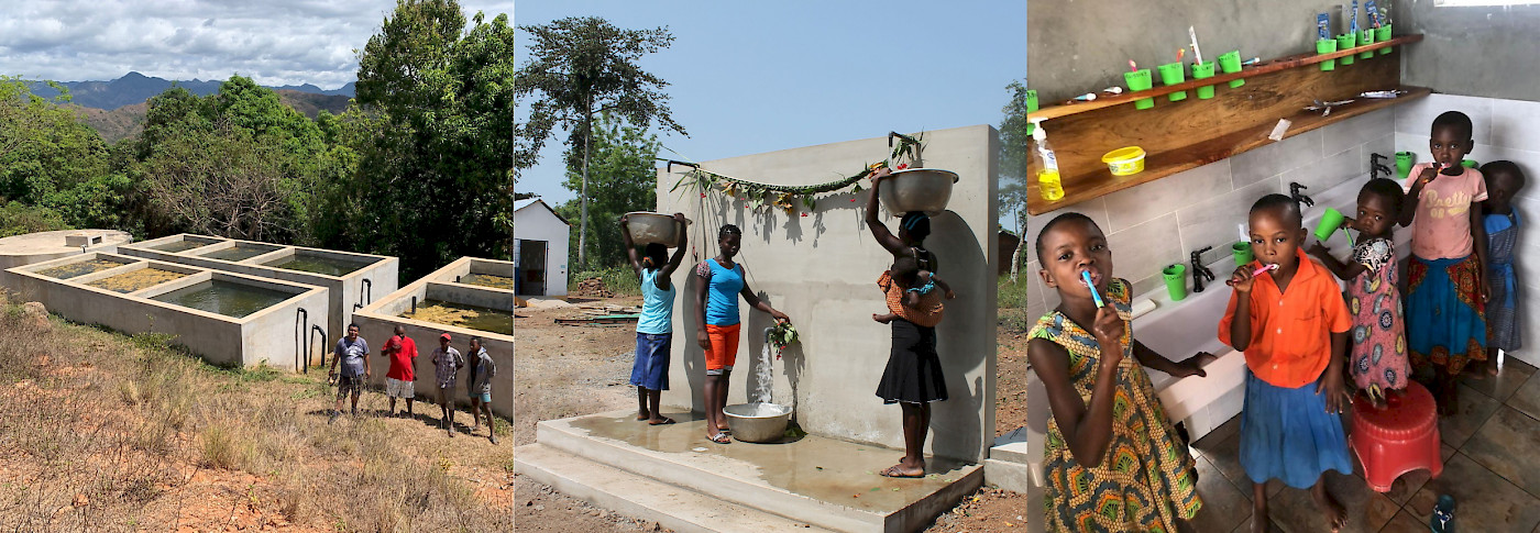 Trinkwasser, Toiletten und Hygiene für ein besseres Leben der Menschen in ärmeren Ländern